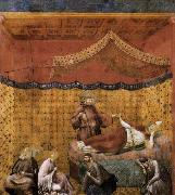 GIOTTO di Bondone Dream of St Gregory France oil painting artist